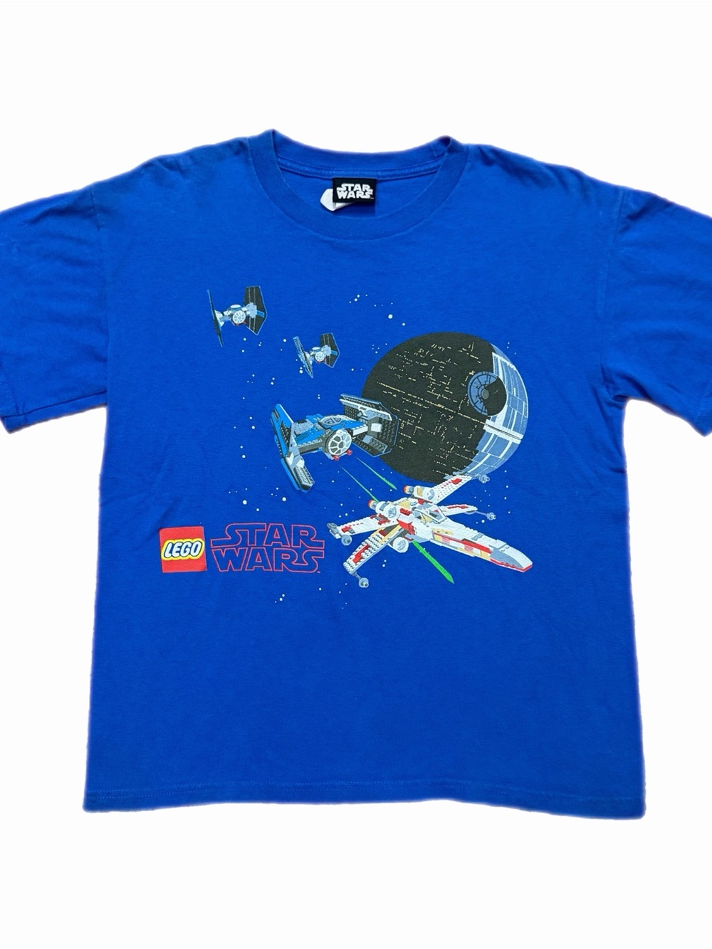 Y2K Star Wars Lego X Wing Tie Fighters Shirt